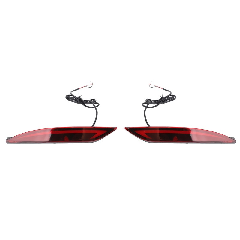 2Pcs LED Rear Bumper Reflector Light Waterproof Super Bright Long