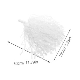 Mipcase 12pcs Cheerleading Hand-held Flower for Dance Essential Cheer Props for Boys and Girls for Team Spirit and Party Cheering Activities