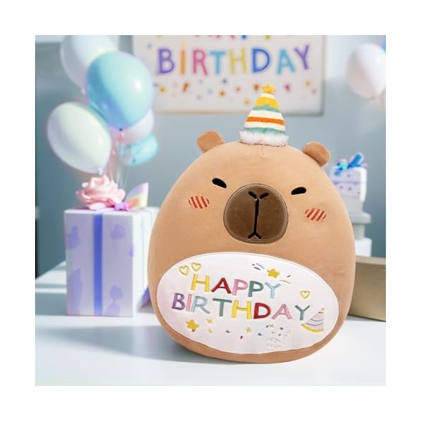 14" Capybara Soft Plush Stuffed Animal Pillow Cute Capybara Toy