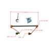 Americangaslos 15"-28" Burner Pan for Gas Fireplace Gas Fireplace Burner