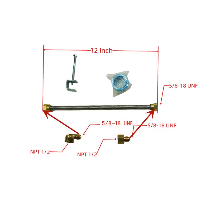 Americangaslos 15"-28" Burner Pan for Gas Fireplace Gas Fireplace Burner