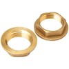 Brass Replacement 3/4" BSP Flanged Metal Bath Tap Backnut -