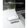 BrosTrend AX1800 WiFi 6 Linux Compatible WiFi Adapter for PC