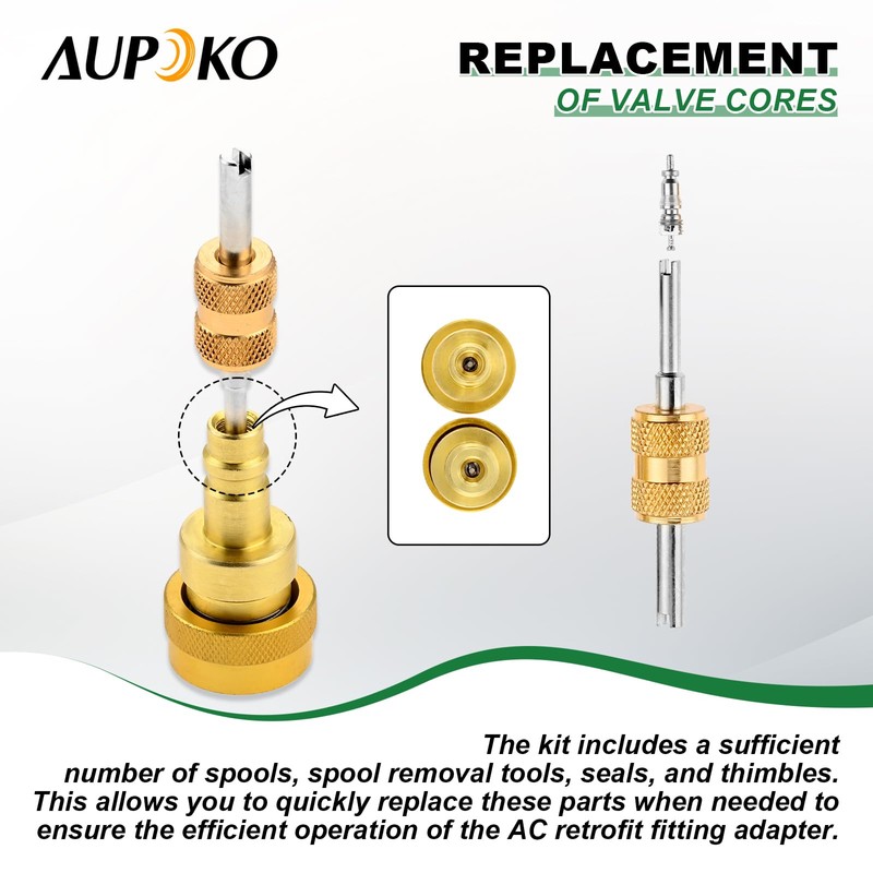 R134A to R1234YF Quick Coupler High Low Side A/C Fitting