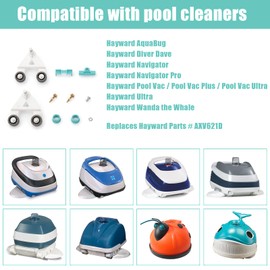 AXV621D Universal Pool Cleaner A-Frame Kit for Hayward Navigator, Aqua Bug, Pool Vac, Aquadroid, Diver Dave & Wanda Whale Automatic Pool Vacuum Parts, Replaces# AXV601P, AXV601D, AXV111P, AXV118P