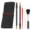 LOOKSEVEN Scratch Tools Set Scraper Pen, 6 Pcs Scratching Art