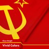 G128 NEW G128 USSR Flag and American Flag Set 3x5