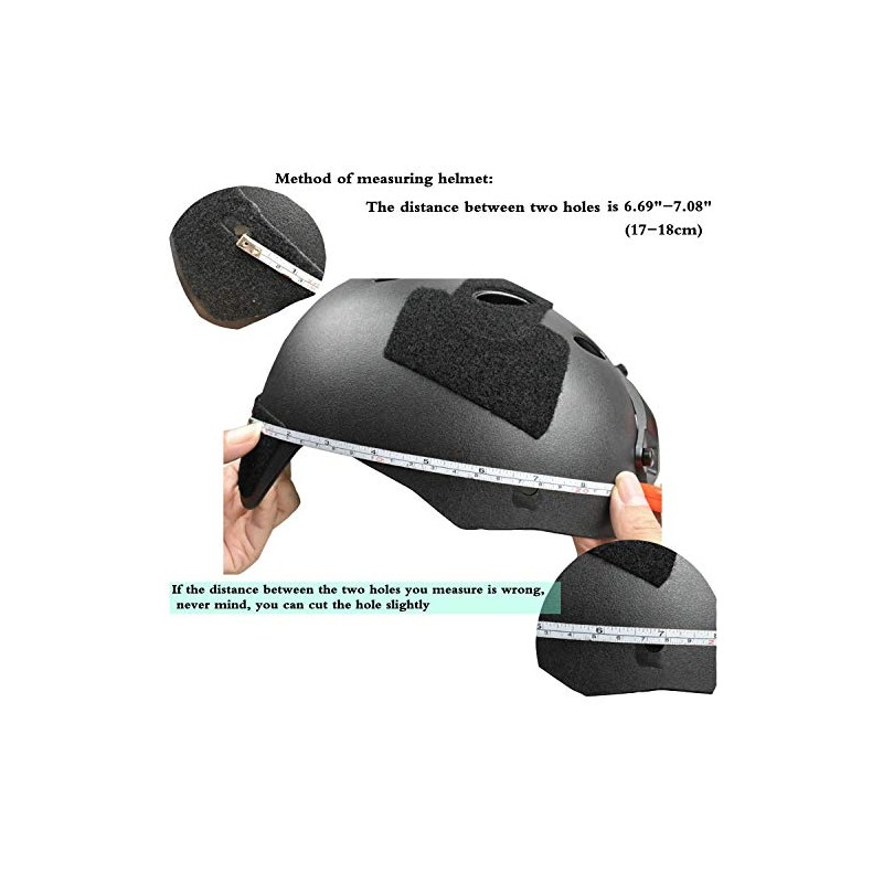 Fast Helmet Rail Mount Kit Helmet Side Rail Accessory (Coyote)