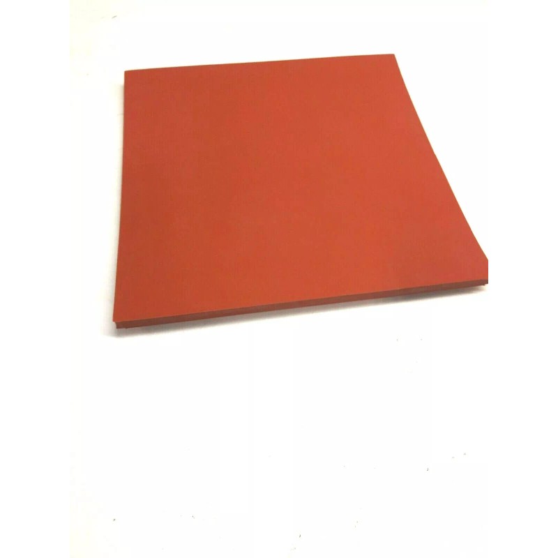 Ja-Bar Silicone Silicone Rubber Sheet Solid US Hi-Temp Red 1/8''Thick