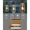 Adirxon 10-Pack ST40 Replacement Light Bulbs for Outdoor String Lights,