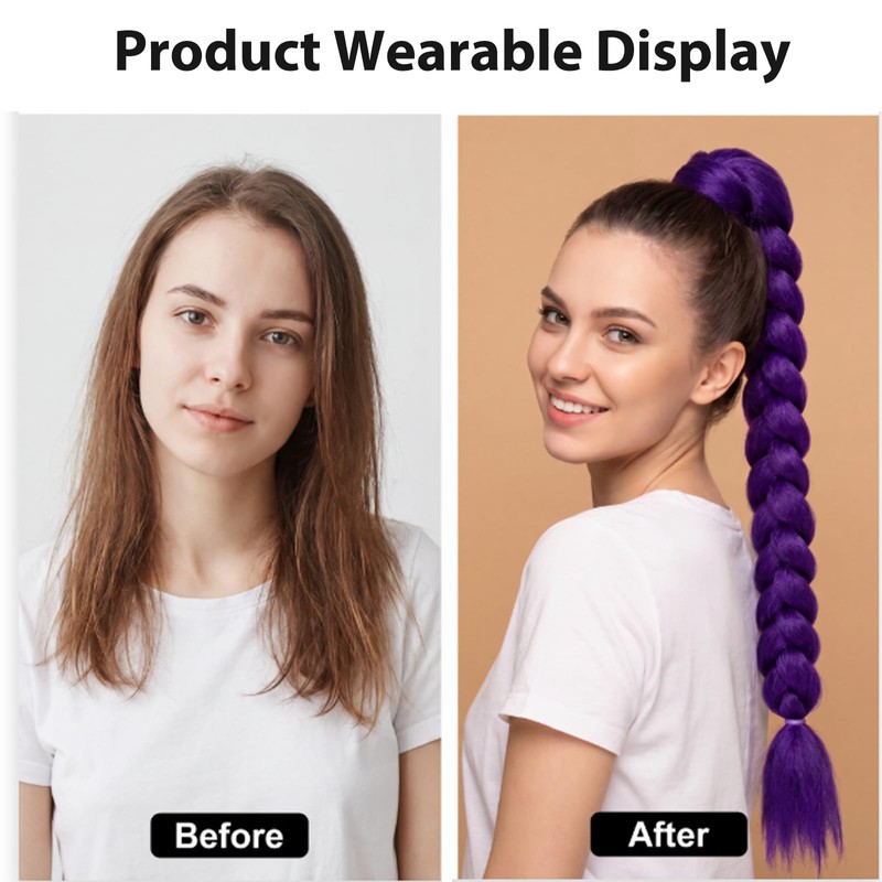 Ponytail Extensions 26 Inch Pony Tails Hair Ties Hair Extensions