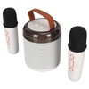 Wireless Karaoke Speakers RGB Light Bluetooth5.3 Speaker with 2 Wireless