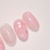 Kkotbi Handmade Nail Tips - Coffin Midi / 꽃비수제네일팁 -