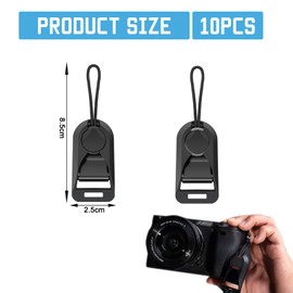 Camera Strap Quick Release Buckles Compatible with Most Cameras with Rectangular Slots and camera wrist strap Compact and Portable Easy to Use Heavy Duty Camera Accessories Camera Wrist Strap 10pcs