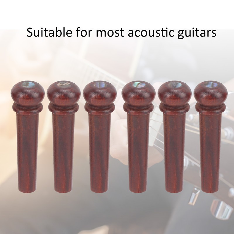 Guitar Bridge Pin Pegs Puller Cocobolo Wood Stringed Instrument Accessories