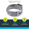 SharkBite 3/4 Inch Clamp Ring, Pack of 100, Stainless Steel