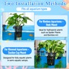 Lyksgir 6 Pack Large Aquarium Plant Holder with Extension Hooks(3