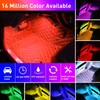 Car LED Strip Light, 4pcs 36 LED DC 12V Multicolor
