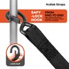 Retractable Ratchet Straps 2" x 10ft, 3,000lb Break Strength, Heavy