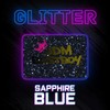 20"x180" (1.66FTx15FT) Sapphire Blue Glitter Heat Transfer Vinyl Best HTV