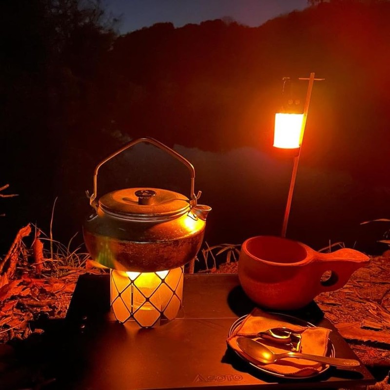 SUS-MESH STOVE Stainless Steel Mesh Stove, Large Size, Trivet, Windshield,