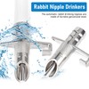 KHEARPSL Automatic Rabbit Watering System Kit Rabbit Water Dispenser Include