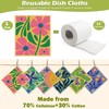 Revahope 6 Packs Swedish Dishcloths for Kitchen, Reusable Paper Towels