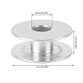 100pcs Sewing Machine Bobbins, Universal Aluminum Thread Bobbins Empty Spool for Flat Sewing Machine Industrial Sewing Machines AccessoriesBobbins