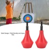 10PCS Archery Arrow Head Safety Arrow Tips Screw in Nylon