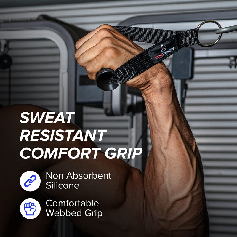 Core Prodigy Asas de ejercicio resistentes – Accesorios de agarre