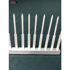 Gaon Seulgi Paper Incense Stick Paper Incense Stick Paper, 1 silver metallic scent base without logo, 1 set / 가온슬기 종이 인센스스틱 종이인센스스틱 종이, 로고 없는 실버 메탈릭 향기 받침대 1개, 1세트