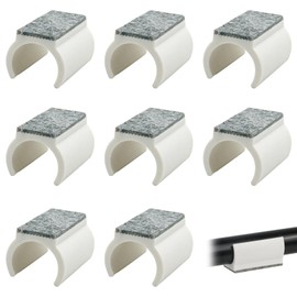 EsiFare Chair Leg Tips, U-Shaped, Pipe Chair Cover, Rectangle, Chair Leg Cover, Chair Foot Cover, Felt Furniture Foot Pad for Chairs, Scratch-Resistant, Anti-Slip, Noise Prevention, Chair Foot Mat
