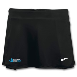 Barcelona Padel Tour - Joma Skort with Elastic Waist and Adjustable Drawstring for Playing - Women's Sportswear, Black