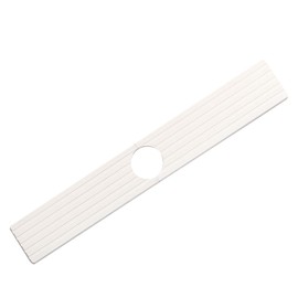 Diatomite Sink Mat for Kitchen & Bathroom - 24" Fast Drying Stone Sink Tray, Super Absorbent, Prevents Splash & Moisture - Light Grey Faucet Splash Guard- 60*10cm (White, 24‘’)