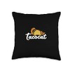 Tacocat Taco Cat Throw Pillow