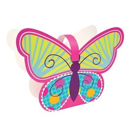 4-Count Shaped Treat Boxes, Butterfly Sparkle