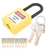 10 Sets 38mm Lockout Lock Dustproof Nylon Industrial Engineering Insulation