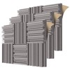TroyStudio Self-adhesive Acoustic Foam Panels, 12 X 12 X 2