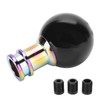 Shift Knob Acrylic Black Color Ball Shape with 3 Plastic