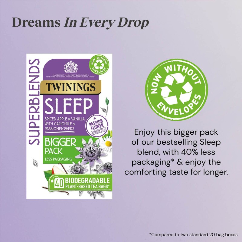Twinings Superblends Sleep Tea - Spiced Apple & Vanilla Herbal
