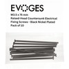 Evoges M3.5 x 75mm Long Raised Countersunk Slotted Head Electrical
