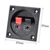 sourcing map 2 Pcs Spring Speaker Connector Audio Cable Connectors