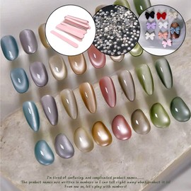 classic nail SOOZZA No. 3 Magnetic Gel Nail SOOZZA + 30 parts / 수짜젤 3번 자석젤 네일 SOOZZA+파츠 30개