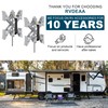 Rvdeaa RV X Chocks Wheel Stabilizer for Travel Trailers, 2