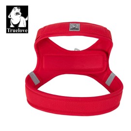 WINHYEPET Truelove Dog Harness Soft Mesh Reflective Breathable Step-In Dog Harness,Easy Adjustment Harness with Safety Buckle for Extra Small and Small Dogs, Vest Harness TLH3013(Red,2XS)