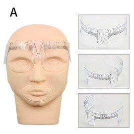 Microblading Ruler, Eyebrow Ruler, Portable Eyebrow Measuring Tool for Makeup (Nose Bridge Ruler A)