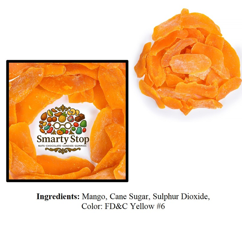 Smarty Stop Dried Fruits Great Healthy Snack (Dried Mango Slices,