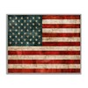 Stupell Industries US American Flag Wood Textured Design, Designed by