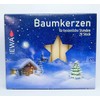 Pyramidenkerzen 13 mm 20 Stück, Champagner
