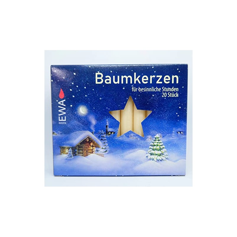 Pyramidenkerzen 13 mm 20 Stück, Champagner